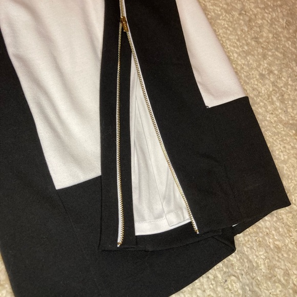 Calvin Klein Zip Up Dress size 4 white/black - Picture 9 of 10